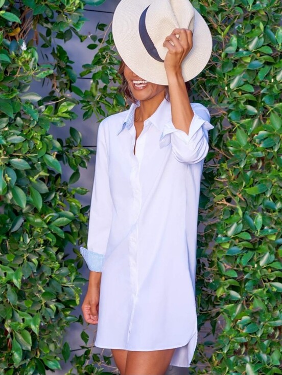 Sun50 Other - NEW! SUN50 White Long Sleeve Swim Cover-Up Shirt Relaxed High Low